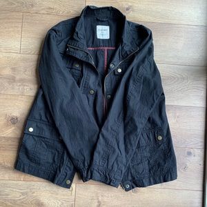 Old navy kids medium black field utility jacket